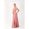 BEL DRAPE A KESİM SATEN ABİYE