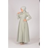KOL DRAPE OMUZ TAŞLI ABİYE
