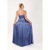 BEL DRAPE A KESİM SATEN ABİYE