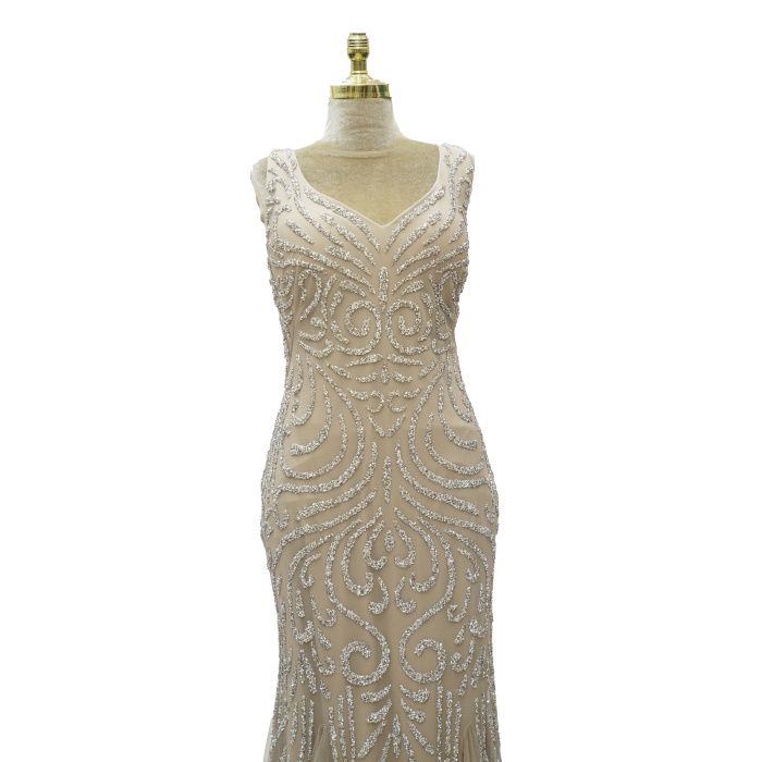 4018 ALÇİN TAŞLI BALIK ABİYE CAPPUCCİNO