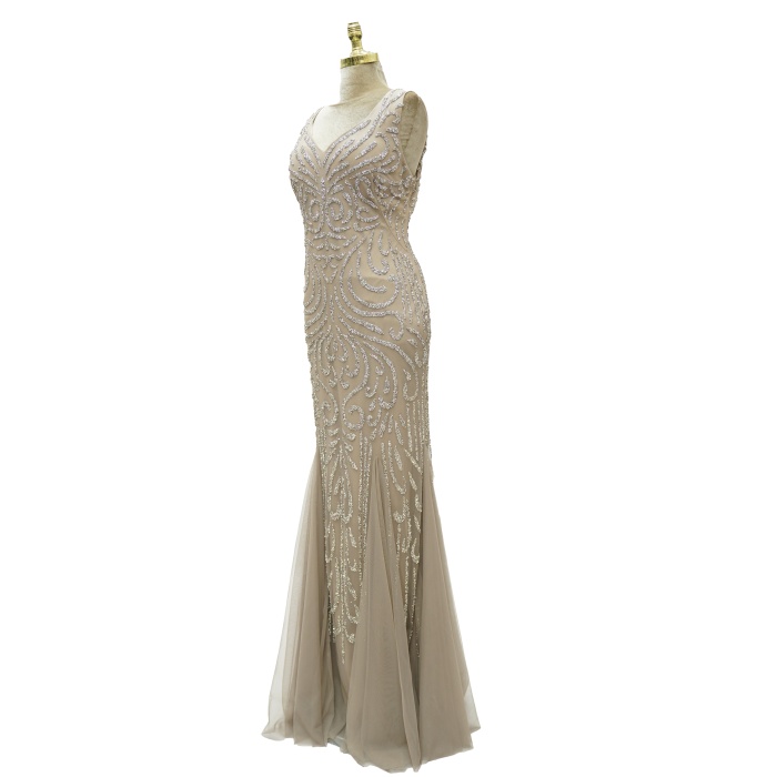 4018 ALÇİN TAŞLI BALIK ABİYE CAPPUCCİNO