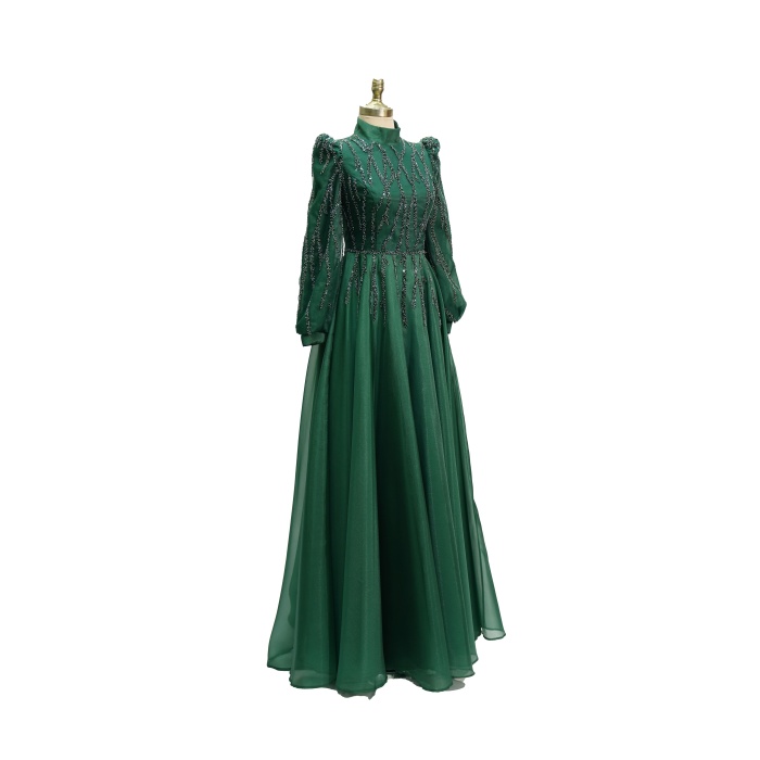 ADELİNA MY DREAMS ÜST TAŞLI ABİYE ZÜMRÜT