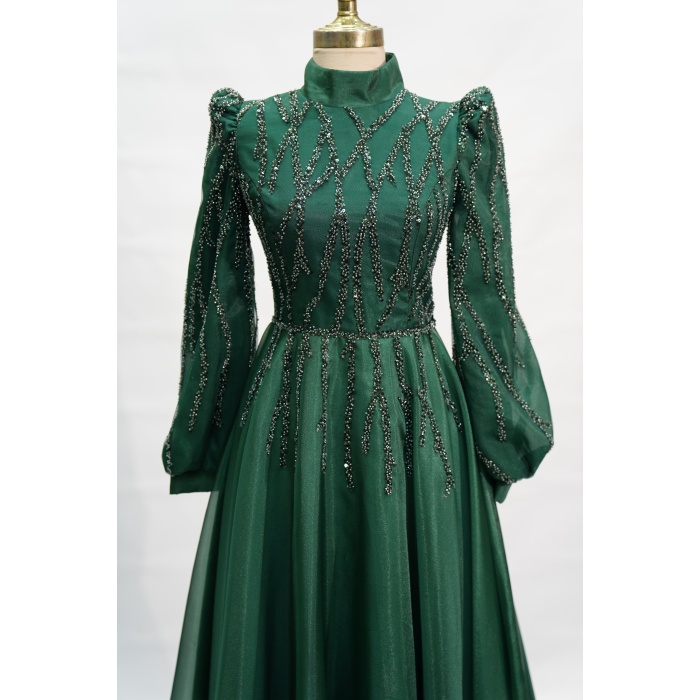 ADELİNA MY DREAMS ÜST TAŞLI ABİYE ZÜMRÜT