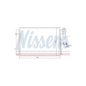 Klima Radyatoru Mt-at 545x366x16 Mm / Hyundai Ix20 1.6 Benzin 11> / 97606-1p000-wisco