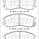 Subaru Impreza- 93-96 Ön Fren Balatası (DİSK) (127,8X45,5X17) (DAIWA) Oem No: 26296-fa000 Uyumlu 050