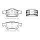Ford Focus C Max- 04-06 Arka Fren Balatası (DİSK) (123X48X15,6) Oem No: 4387371 Uyumlu 835-6360