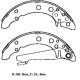 Seat Cordoba- 98/99; Arka Fren Pabucu (90x31) (bramax)