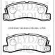 Toyota Corolla- Verso- Hb- 02/07; Arka Fren Balatası (disk) (107,6x43,2x15) (daıwa)
