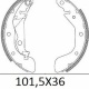 Chevrolet Aveo- Hb- 04/05 Arka Fren Pabucu (101,5X36) (DAIWA) 93740252