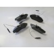 Citroen Xsara 01/05 Ön Fren Balatası (4 Kablolu)(disk) (129,7x56x18,5) (Bramax)