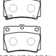 Mitsubishi Pajero 07/16 Arka Fren Balatası 2,5/3,0 (Disk)(78,8x55,2x15) (Daıwa)