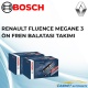 Renault Fluence, Megane 3 Arka Fren Balatası Takımı (MANUEL EL FRENİ)