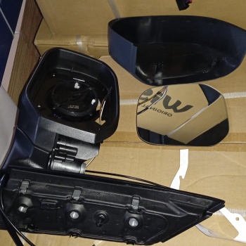 AYNA DIŞ DİKİZ SOL ELEK.ISITM.(ANTENLİ) CADDY 15-> (2K5857407 / A)