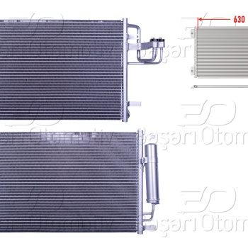KLIMA RADYATORU 630X360X16 - HYUNDAI.KIA TUSCON. SPORTAGE 04> - 976062E100