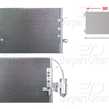 KLIMA RADYATORU 583X381X16 - MERCEDES-BENZ VANEO 03> - A4145000054