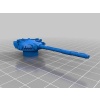 1: 100 Ölçekli T-72 Ana Savaş Tankı Plastik Aparat