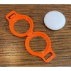*Apple Airtag Keyring Case Yerinde Yazdır Plastik Aparat