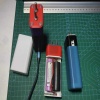 6 € Taser / Stun Gun, Şarj Edilebilir! Plastik Aparat