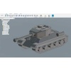 Mini Tank T34 Plastik Aparat