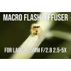 Laowa 25Mm F / 2.8 2.5-5X İçin Macro Flash Difüzör Adaptörü Halkası Plastik Aparat