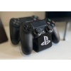 Ikili Dualshock - Dualshock V2 Stand Beyaz Logolu