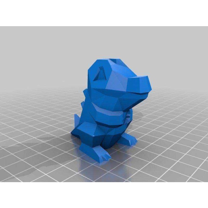 Totodile Pokemon Organik Plastikten Çocuk Oyuncak Oyun Biblo