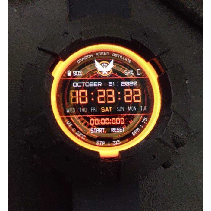 The Division Smart Watch Case - Samsung Galaxy Active 2 Plastik Aparat