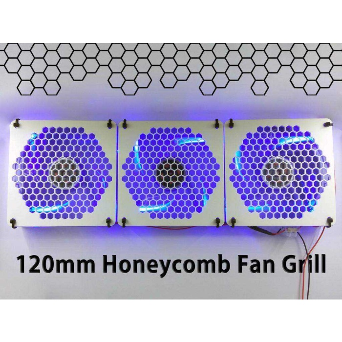 120Mm Petek Fan Izgarası Plastik Aparat