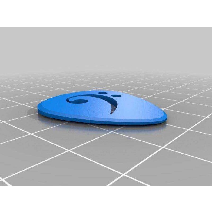 Bass Pick Pena 1Adet Organik Plastikten Bas Gitar Tutucu