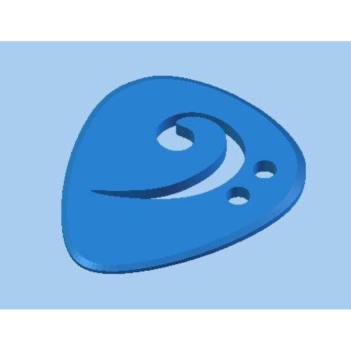 Bass Pick Pena 1Adet Organik Plastikten Bas Gitar Tutucu