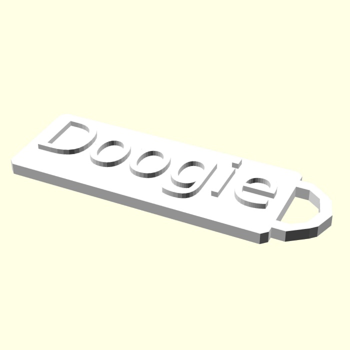 Doogie Tasmalık Künye Tag Kedi Köpek Evcil Hayvana İsme Özel Üretim İsimlik Hediyelik Organik Plastik