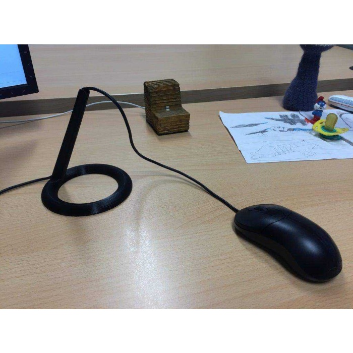Fare Mouse Kablo Tutacağı Organizer Aparat Aparatı Tutucu Stand