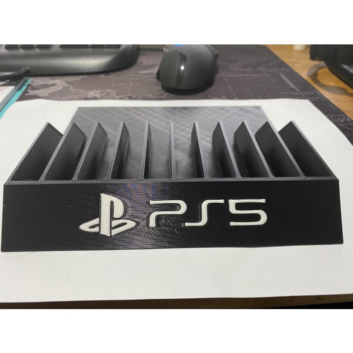 Ps5 Oyun Standı (10 Oyun Kapasiteli)-Beyaz Logolu