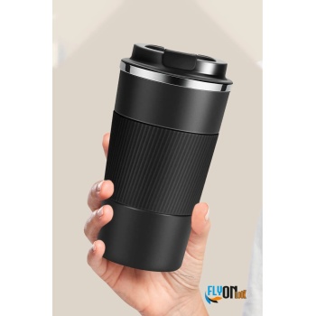 Çift Katmanlı Paslanmaz 304  Çelik Sızdırmaz Termos Bardak 500 ml Kupa Araç Kahve Çay Termos ,Mug