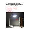 Şarj Edilebilir Dokunmatik Masa Lambası  Kitap Okuma Işığı Led Çalışma  Okuma 3 Modlu Kademe Işık