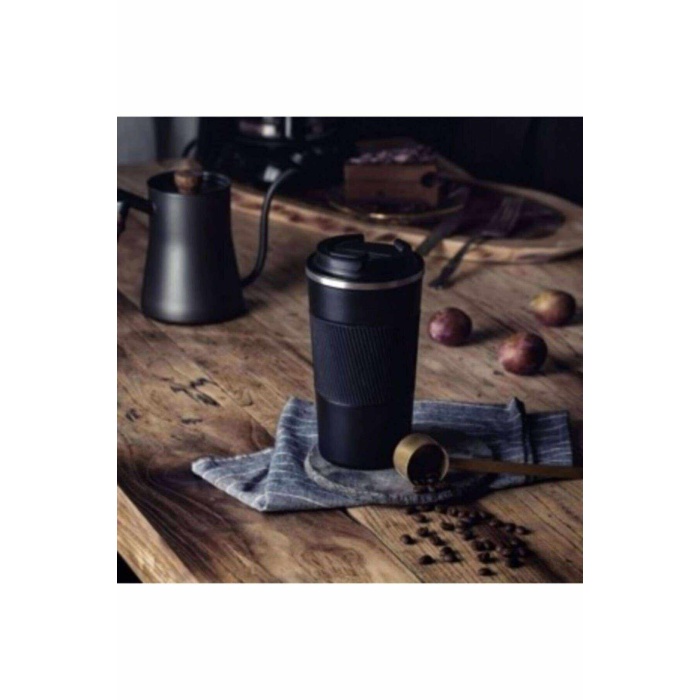 Kişiye Özel Çift Katmanlı Paslanmaz Çelik 500 Ml Kupa Araç Kahve Çay Termos Bardak -1549