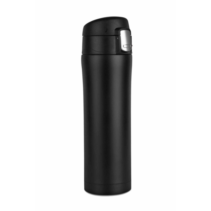 Siyah Çelik Termos Matara 500 ml