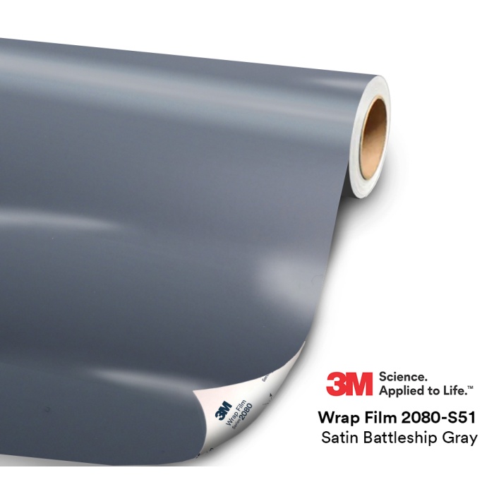 3M Satin Battleship Gray
