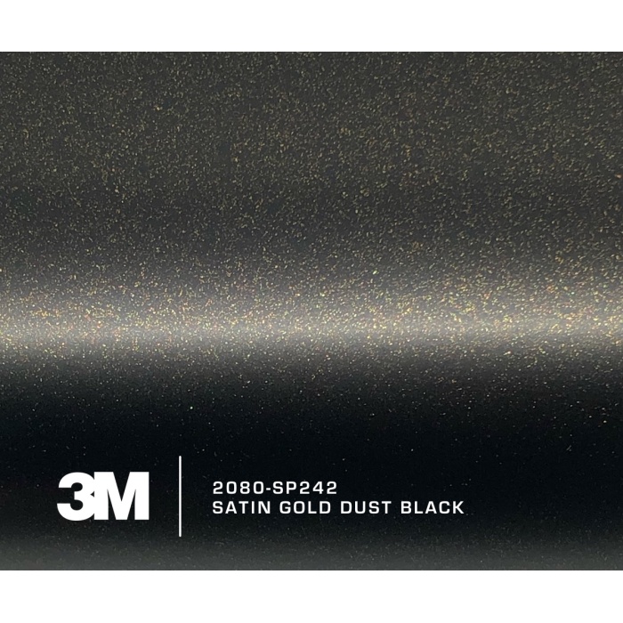 3M Satin Gold Dust Black