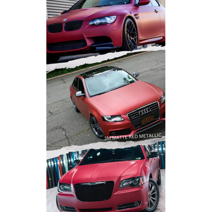 3M Matte Red Metallic