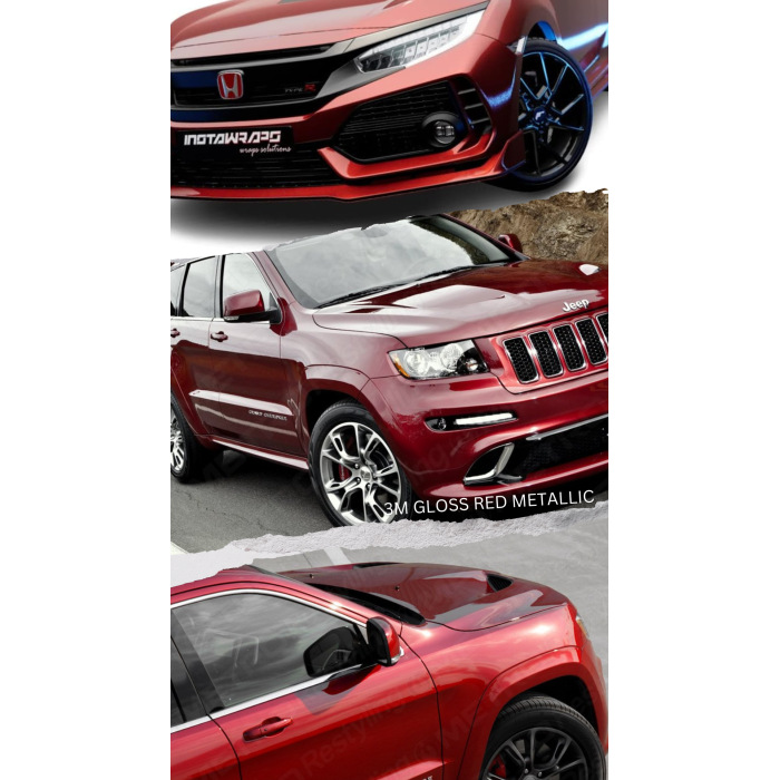 3M Gloss Red Metallic