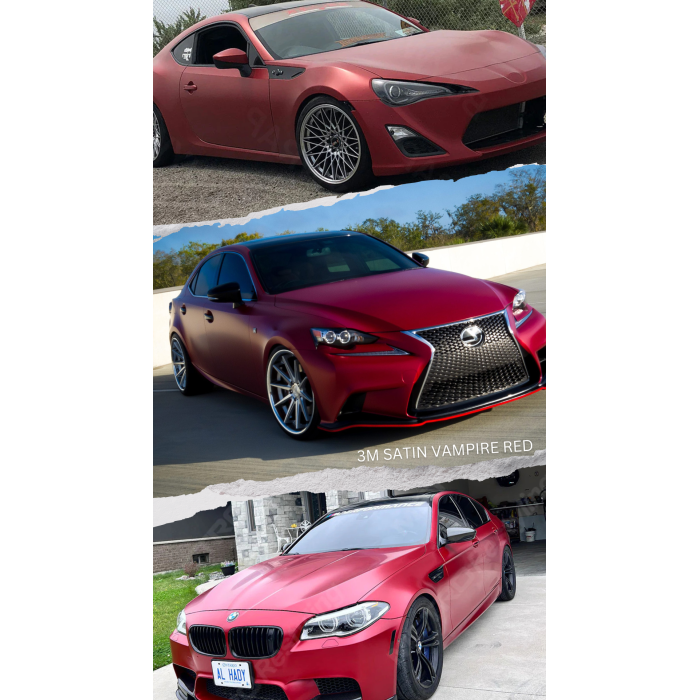 3M Satin Vampire Red