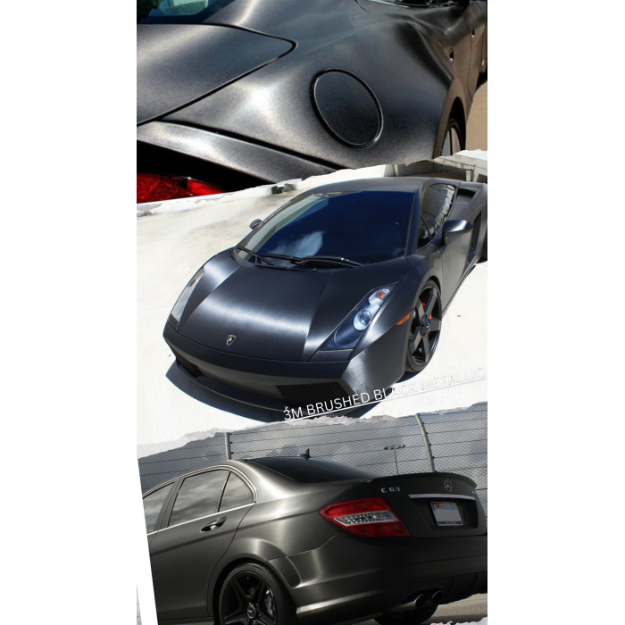 3M Brushed Black Metallic