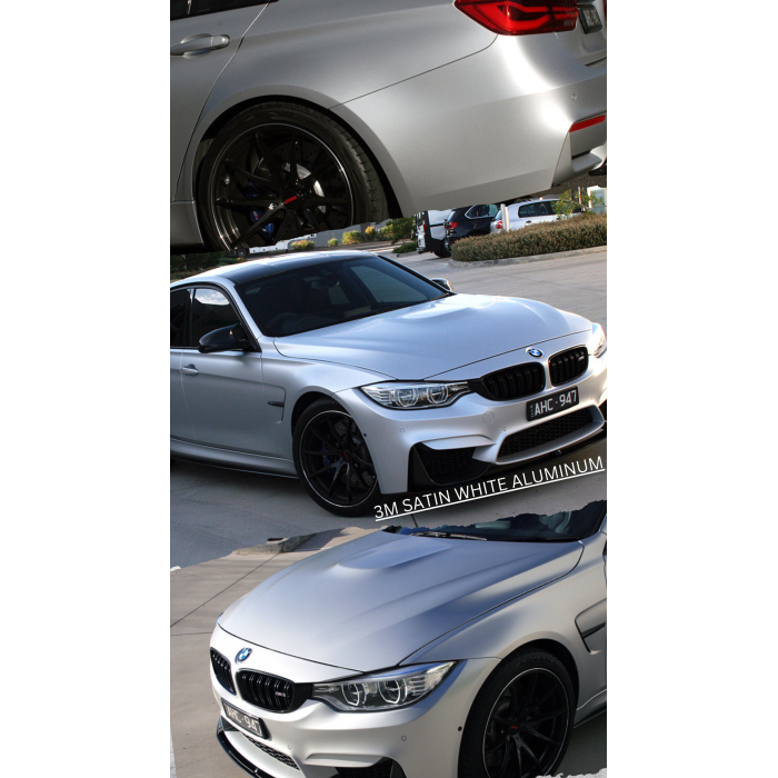 3M Satin White Aluminum
