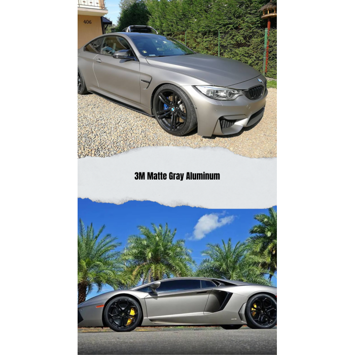 3M Matte Gray Aluminum