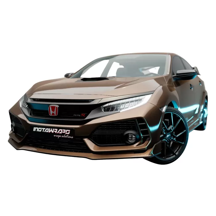 Avery Satin Metallic Hans Brown