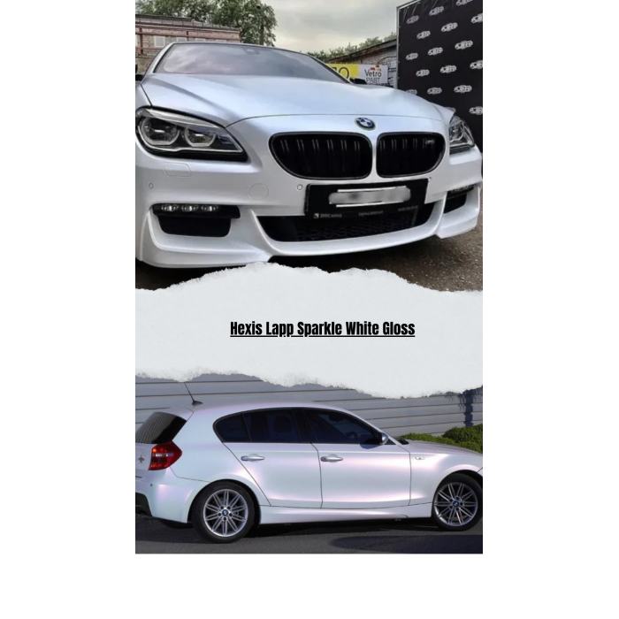 Hexis Lapp Sparkle White Gloss