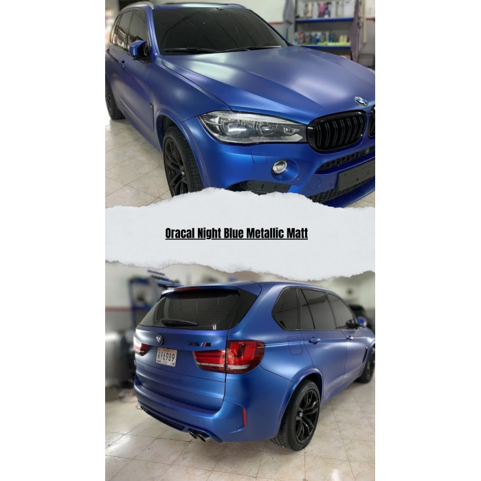 Oracal Night Blue Metallic Matt