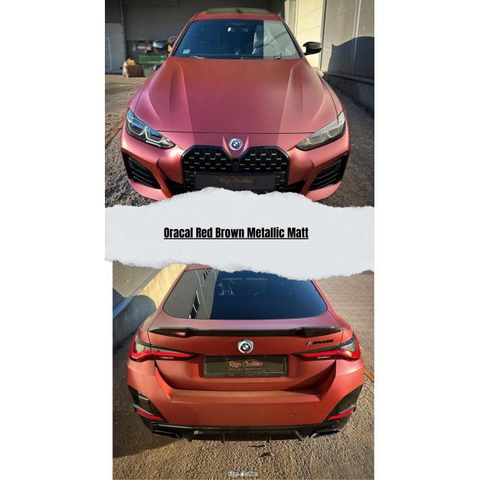 Oracal Red Brown Metallic Matt