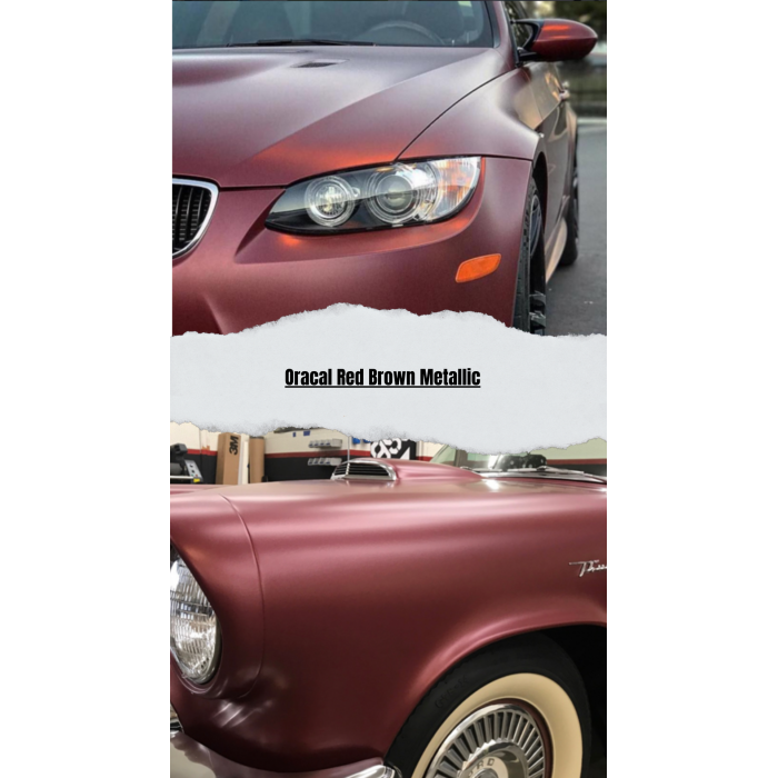 Oracal Red Brown Metallic